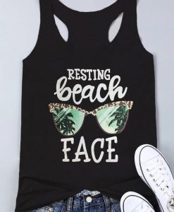 Resting Beach Face Tank ZNF08