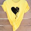 Round Neck Heart TSHIRT ZNF08