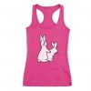 Rude Rabbits Funny Easter Humping Bunnies Racerback Tank Top ZNF08