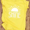 Shine Yellow Shirt ZNF08