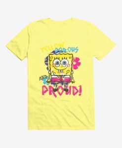 SpongeBob Yellow Proud T-Shirt ZNF08