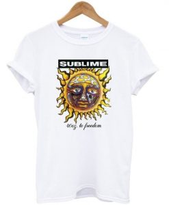 Sublime sun logo t-shirt ZNF08