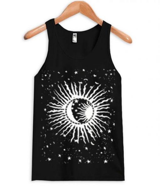 Sun moon star tank top ZNF08