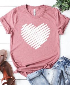 Valentine Heart T-shirt ZNF08