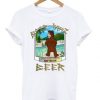 bear whiz beer ant state t-shirt AY