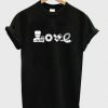 camera love t-shirt AY