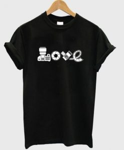 camera love t-shirt AY