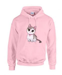 cute cat pink hoodie ZNF08