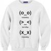 cute emoji days Sweatshirt AY