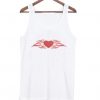 flame heart tank top ZNF08