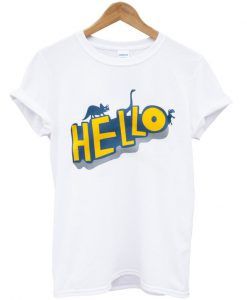 hello dinosaur t-shirt ZNF08