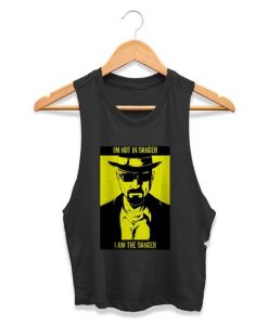 i am not in danger i am the danger breaking bad Womans Crop Tanktop AY