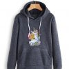 nicorn Front Long Sleeve Loose Hooded ZNF08
