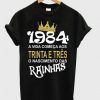 1984 a vida comeca aos trina e tres t-shirt ZNF08