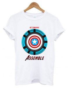 Captain America and Iron Man T shirt ZNF08