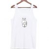 Cat Middle Finger Tanktop ZNF08