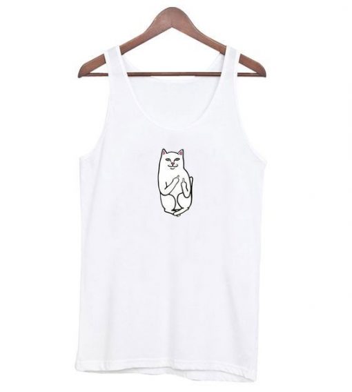 Cat Middle Finger Tanktop ZNF08