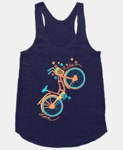 Colorful Bicycle Racerback Tank ZNF08