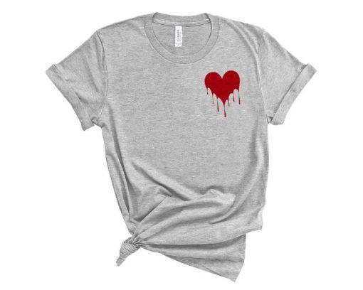 Drippy Heart Valentine's Day Shirt ZNF08