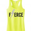 FIERCE Glitter Lightning Workout Tank Top ZNF08