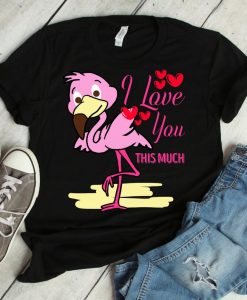 Flamingo I Love You Shirt ZNF08