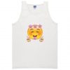 Floral Happy Face Crop Tank Top ZNF08