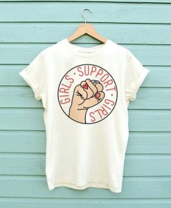 Girls Support Girls Soft Cotton T-Shirt dap