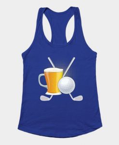 Gold And Beer Tank Top Women ZNF08