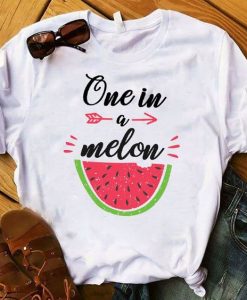 Graphic Watermelon Cute Sweet Fruit Short Sleeve Printed Top Tshirt ZNF08