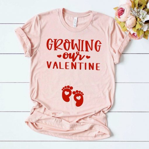 Growing Our Valentine Tshirt ZNF08