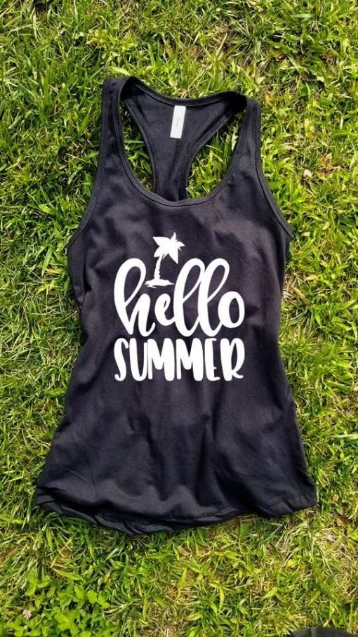 Hello Summer Tank Top ZNF08