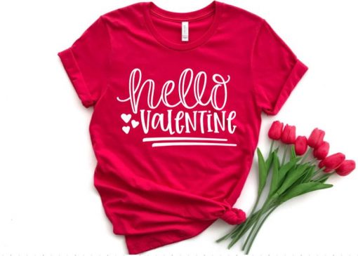 Hello Valentine t-shirt ZNF08