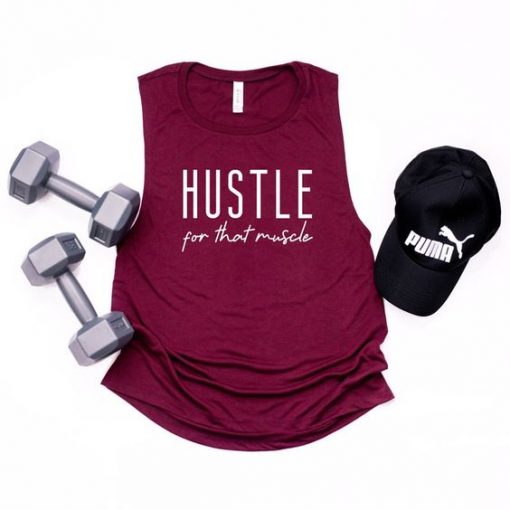 Hustle for That Muscle TANK TOP ZNF08