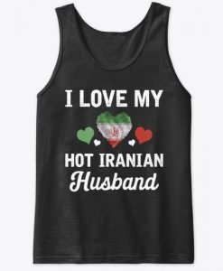 I Love my hot Iranian Husband Valentines Tank Top ZNF08