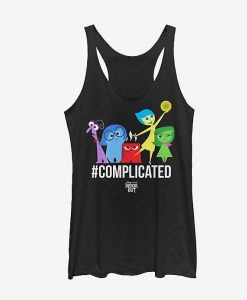 Inside Out Complicated Emotions Girls Tanks ZNF08