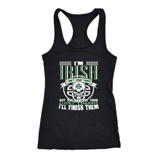 Irish Racerback Tank Top ZNF08