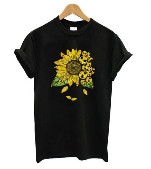 Jack Skellington Sunflower You Are My Sunshine T shirt ZNF08