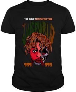 Juice Wrld The Wrld domination tour 999999 shirt ZNF08