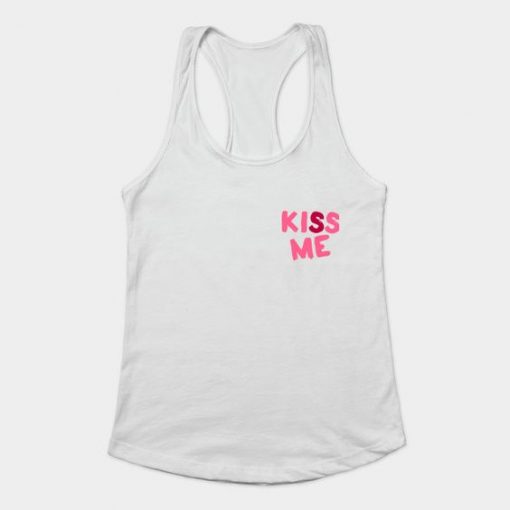 Kiss Me Love Tank Top Women ZNF08