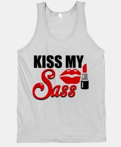 Kiss My Sass Tank Top ZNF08