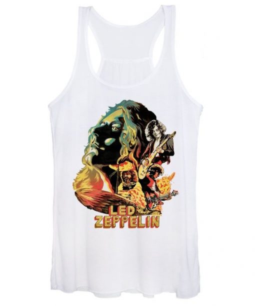 Led Zeppelin In Oil Women's Tank Top ZNF08