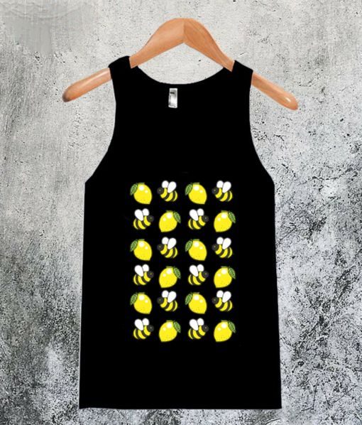 Lemon and Bee Tanktop ZNF08