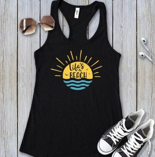 Life's A Beach TANK TOP ZNF08