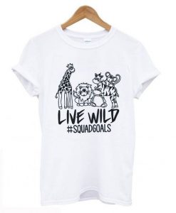 Live Wild Zoo T shirt ZNF08