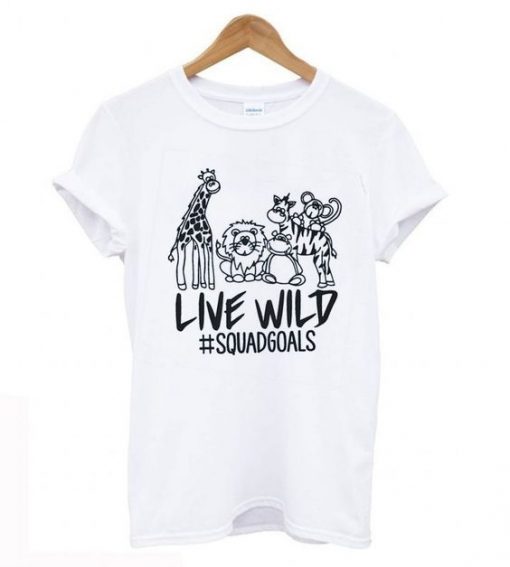 Live Wild Zoo T shirt ZNF08