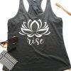 Lotus Racerback Tank Top ZNF08