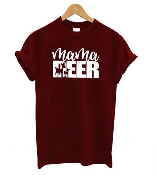 Mama Deer T shirt ZNF08