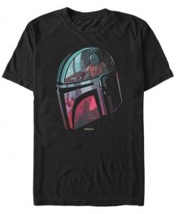 Mandalorian Helmet T Shirt ZNF08