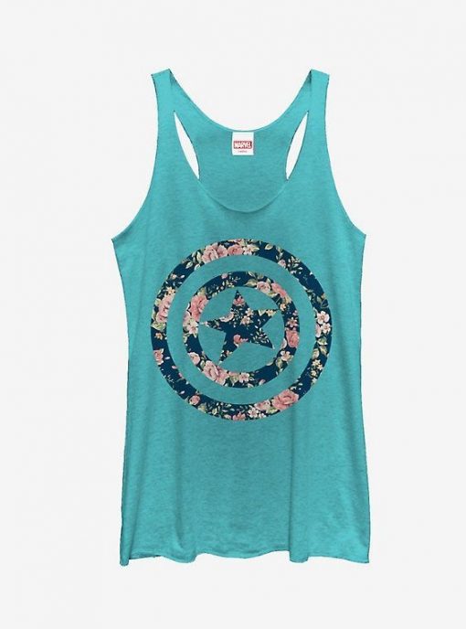 Marvel Floral Print Girls Tank Top ZNF08