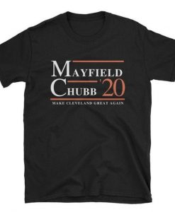 Mayfield Chubb Browns tshirt ZNF08